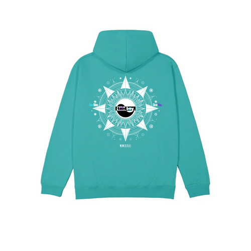 The True North Hoodie - Northern Teal